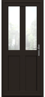 Freshford brown aluminium door