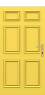 Severn Primrose Yellow wooden door