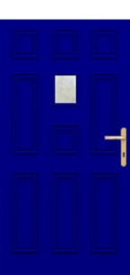 Spay Steel Blue wooden door