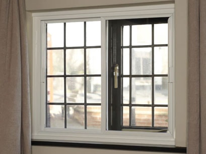Conservation property secondary glazing in white from the Anglian secondary glazing range