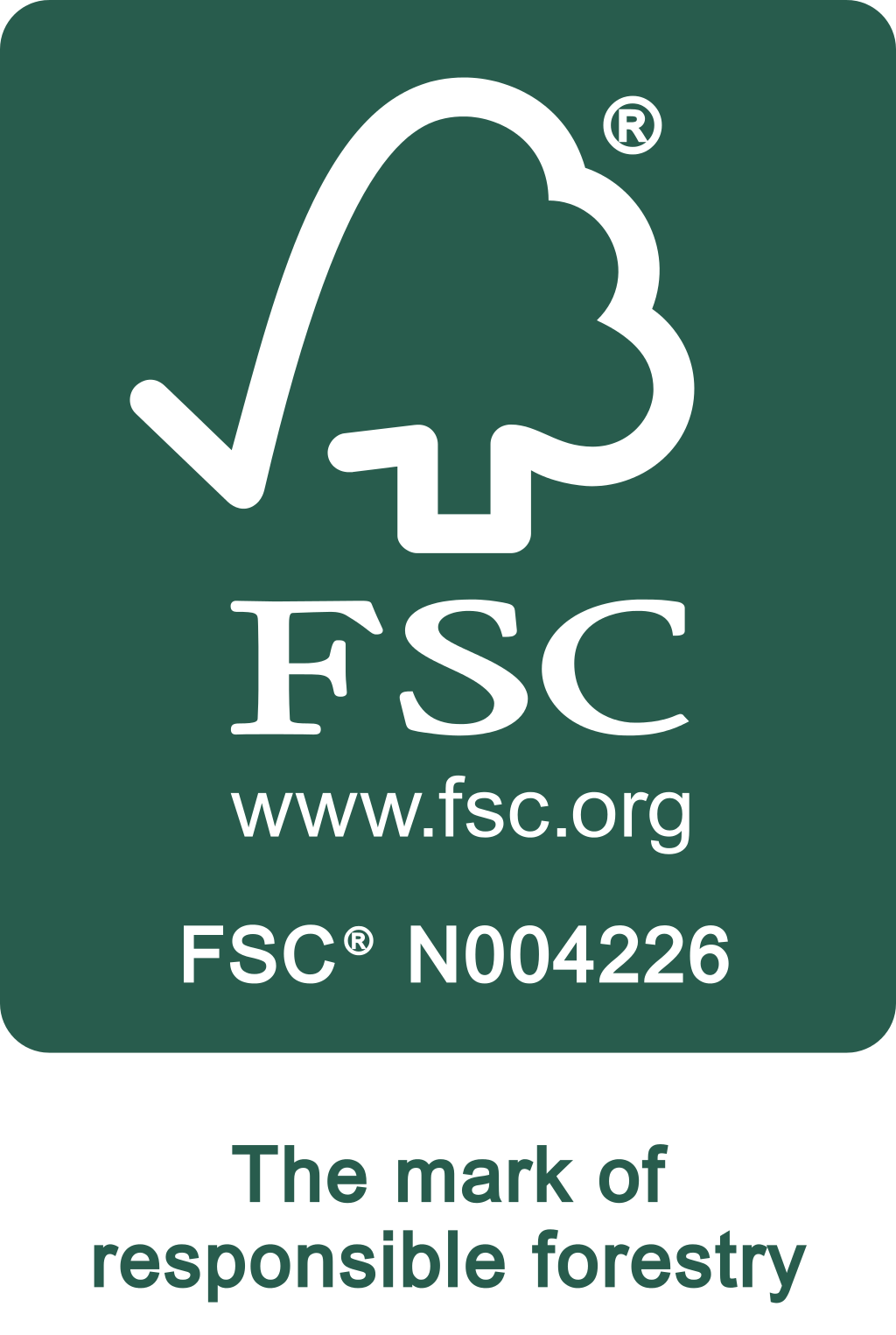 FSC standalone logo TIF green