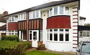 Double glazed timber casement bay windows as part of whole house window replacement from Anglian Home Improvements