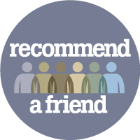 Recommend a friend logo