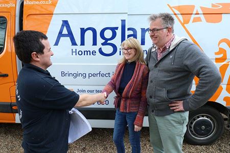 Anglian installer stock image