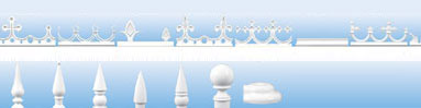 Finial designs available for conservatory roofs from Anglian Home Improvements