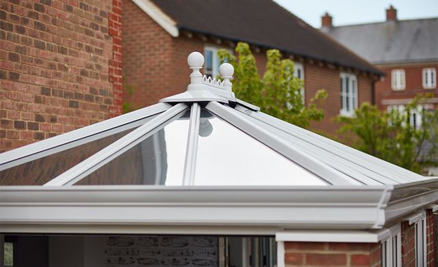 Anglian Solaroof on an orangery from Anglian Home Improvements