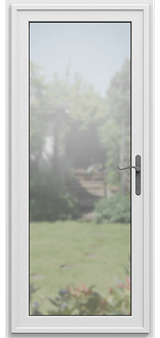 Bradley white aluminium door