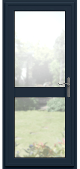 Draycott anthracite grey aluminium door