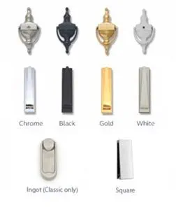 Cottage composite door knocker range