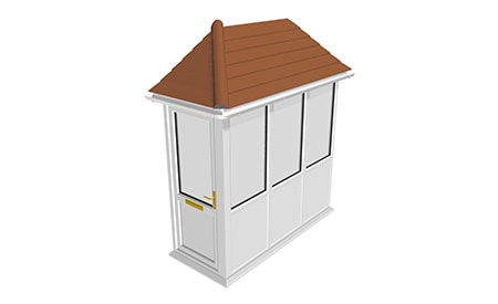 Porch Roof - Single Hipped Roof