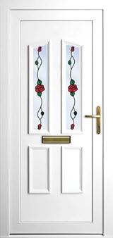 Edwardian white uPVC door