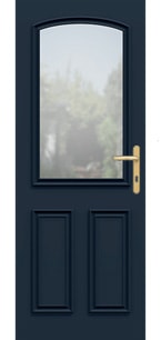 Arun Anthracite Grey wooden door