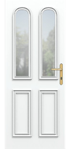 Bure White wooden door