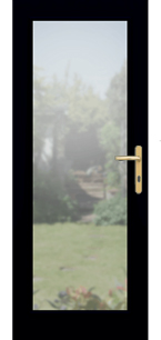 Rother Black wooden door