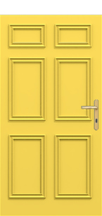 Severn Primrose Yellow wooden door