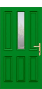 Tyne Emerald Green wooden door