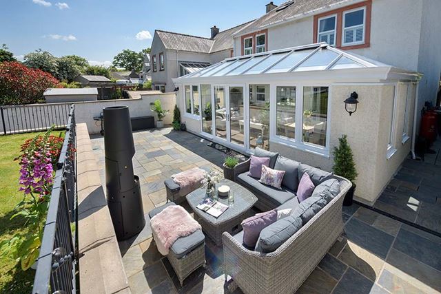 White uPVC Edwardian Orangery