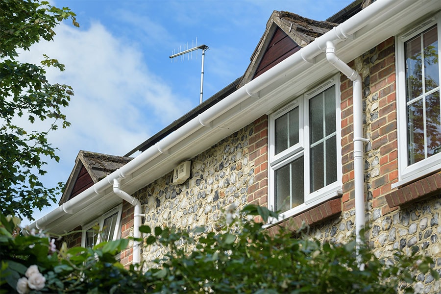 Fascias, Soffits & Guttering example 2 - UK property