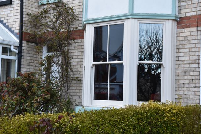 White Victorian window