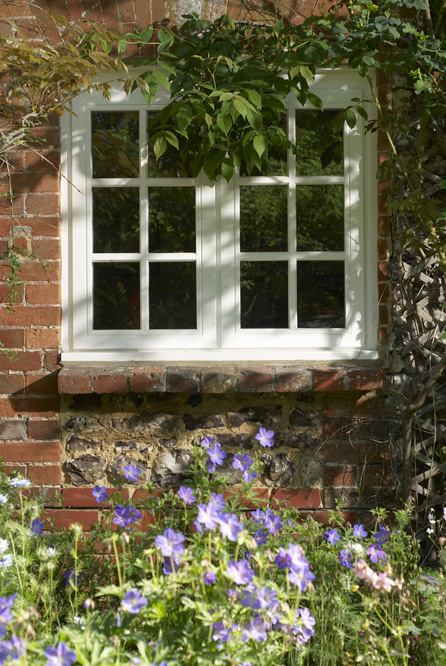 Georgian style wooden casement window with cottage bars from the Anglian casement window range