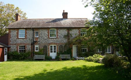 Country style property with timber windows