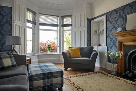 Dual anthracite grey triple uPVC tilt and turn windows