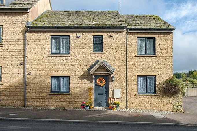 anthracite grey casement windows and front door secondary glazing whole house
