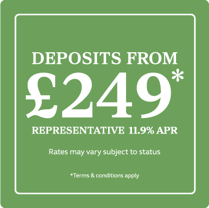 Finance from £249 with 11.9% APR