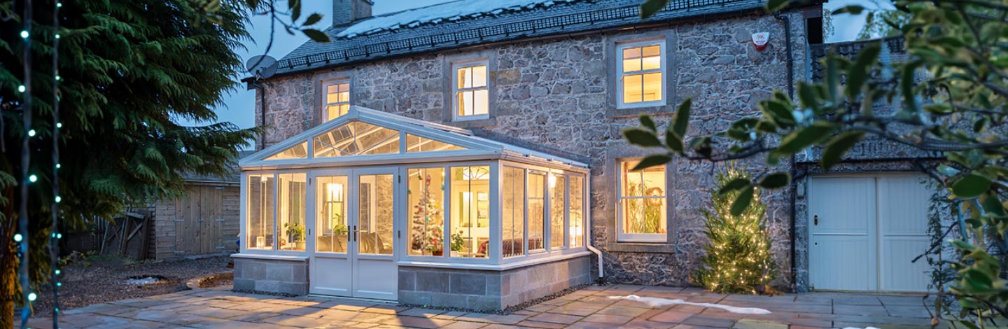 Conservatories winter banner