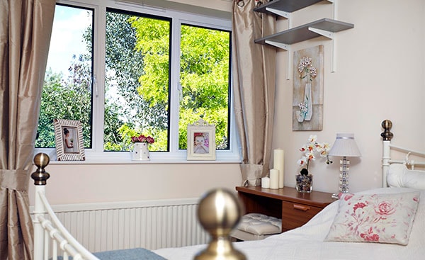 White uPVC casement bedroom window from Anglian Home Improvements