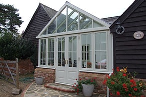 Wooden conservatory