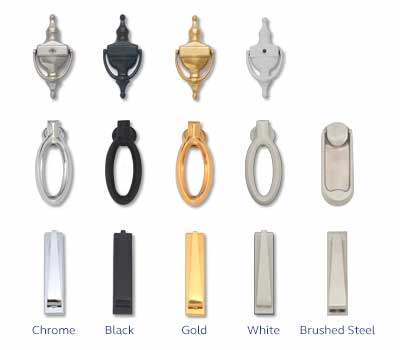 Composite GRP doors contemporary range door knockers