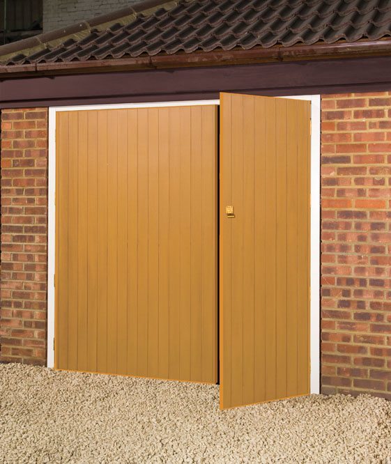 GRP Side Hinged Garage Doors Anglian Home