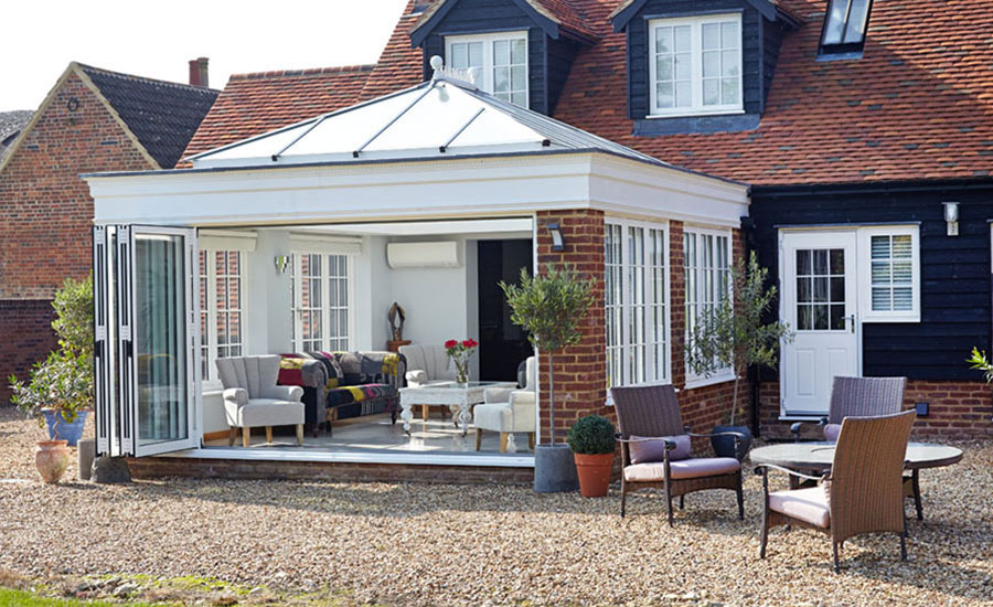 Exterior view of an Anglian orangery