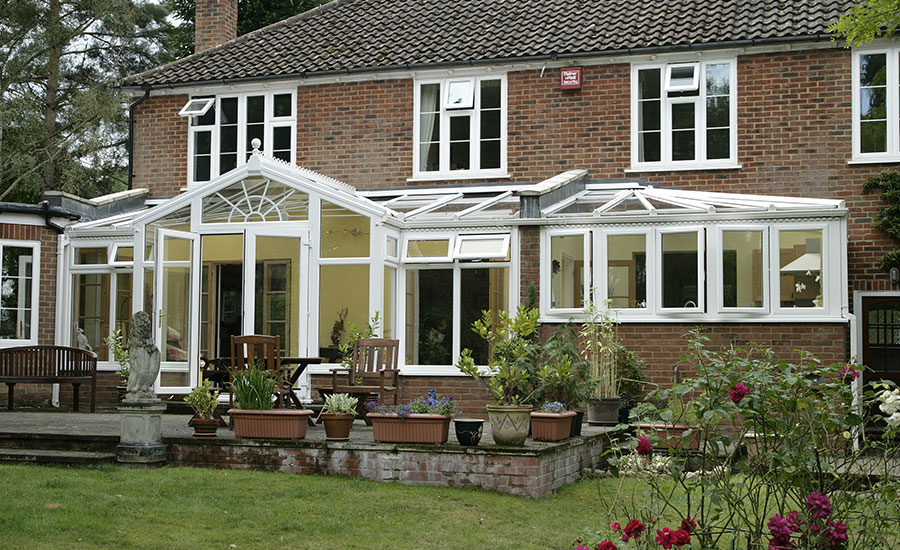 uPVC T shape conservatory